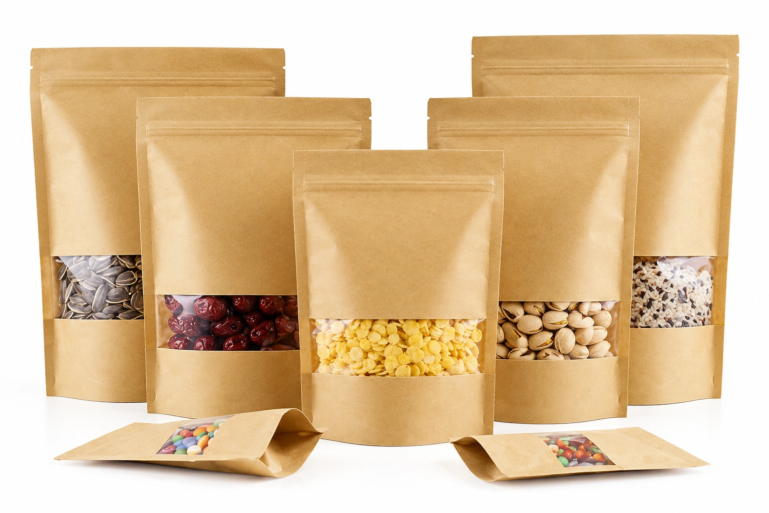 Kraft Paper Ziplock Bags | Max Enterprises Sri Lanka